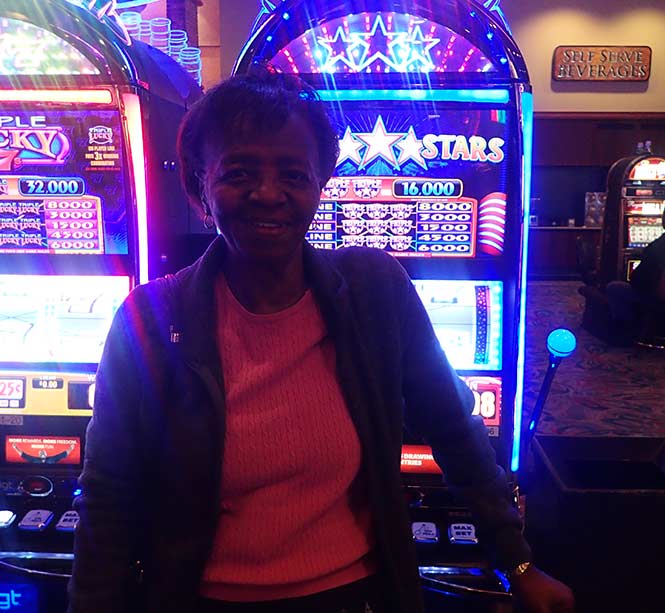 Jackpot Winner Stella Johnson