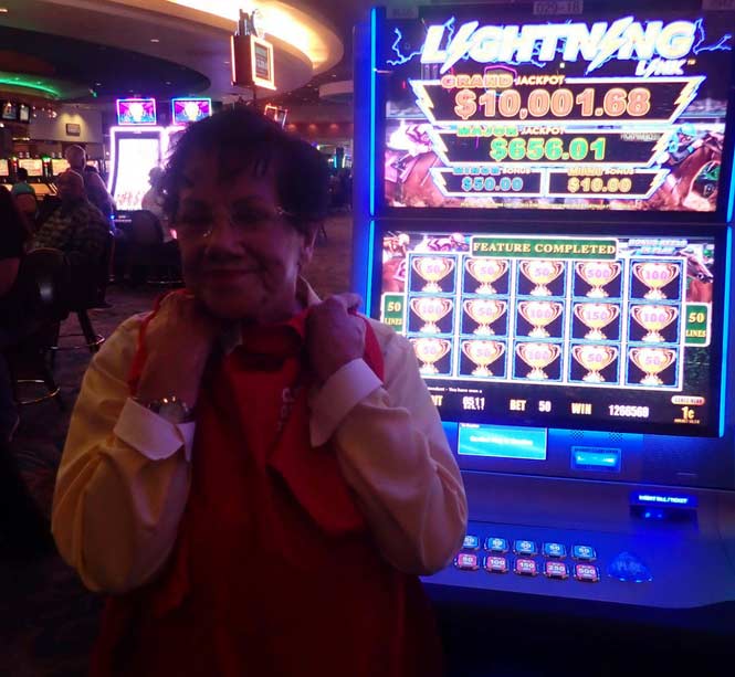 Jackpot Winner Tina Colt smiling