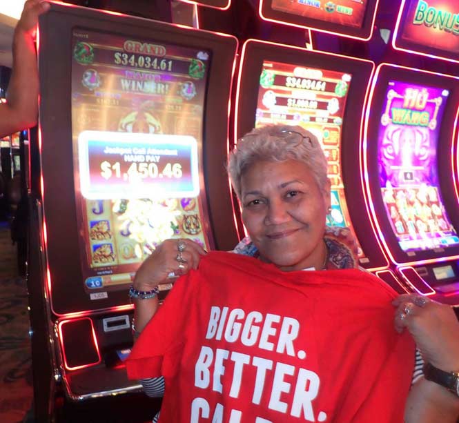 Jackpot Winner Esther Vargas smiling