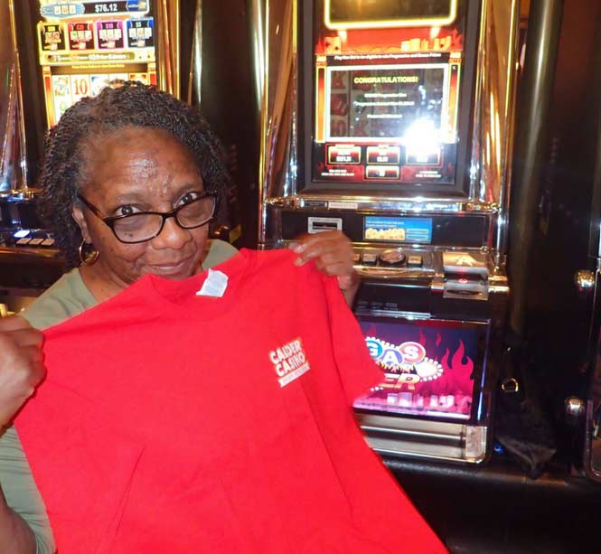 Jackpot Winner Inez T. Hepburn smiling