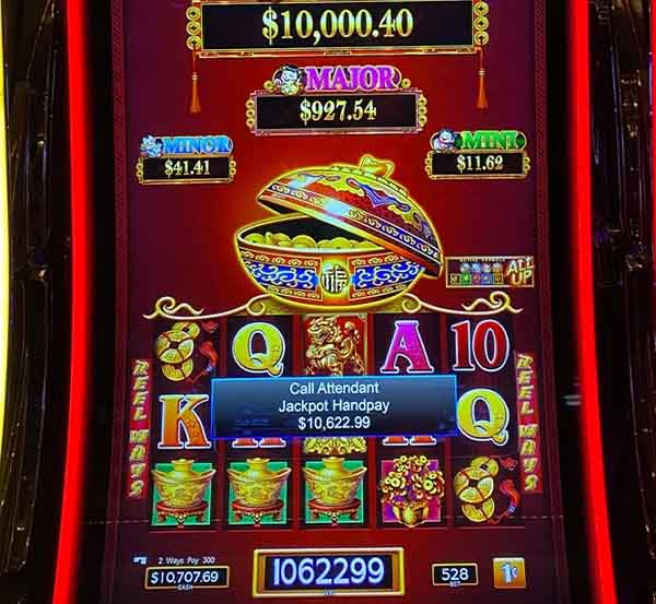$10,622 jackpot won at Calder Casino