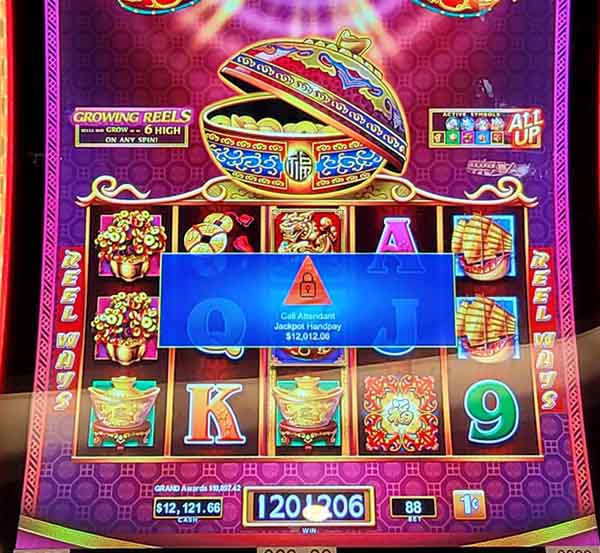 $12,012 jackpot won at Calder Casino