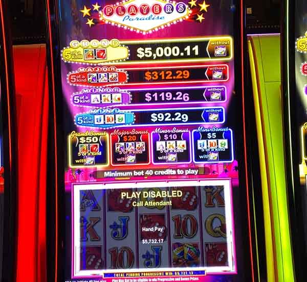 $5,732 jackpot won at Calder Casino
