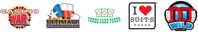 card room game logos