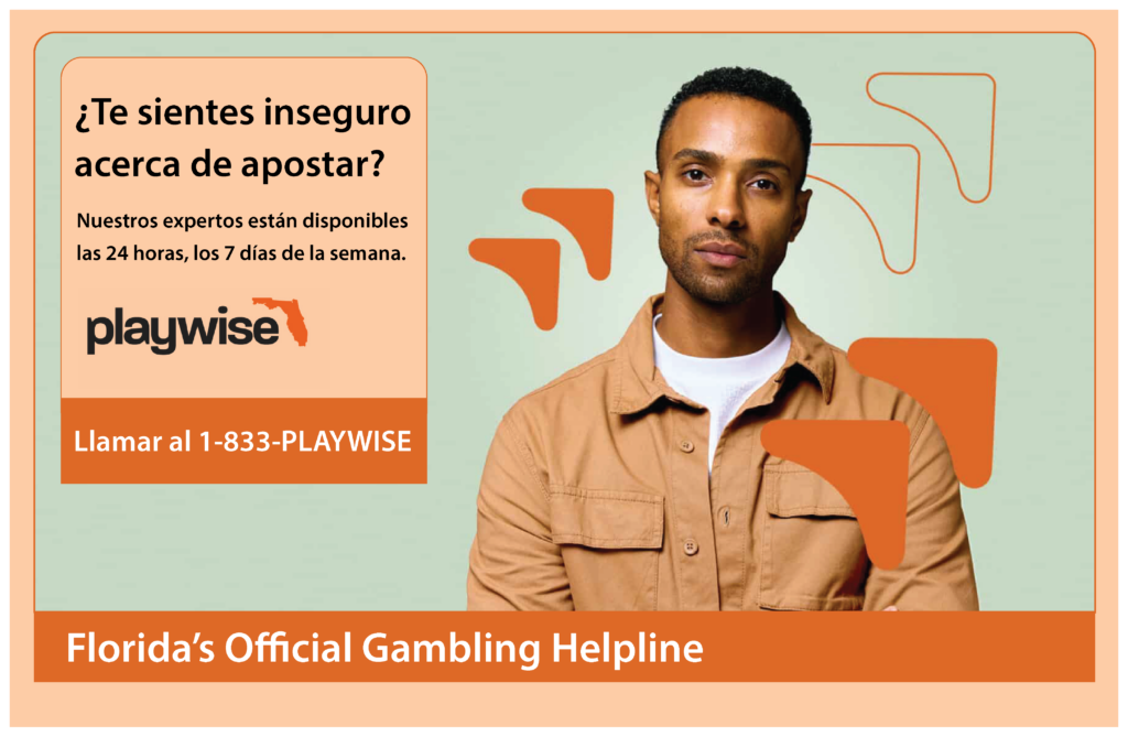 ¿Te sientes inseguro acerca de apostar? Nuestros expertos están disponibles las 24 horas, los 7 días de la semana. Llamar al 1-833-PLAYWISE.